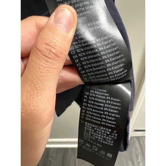 oska navy long sleeve tunic dress - Picture 5 of 8